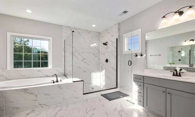 Bathroom renovation in Richmond, VA. Swift Run Renovations