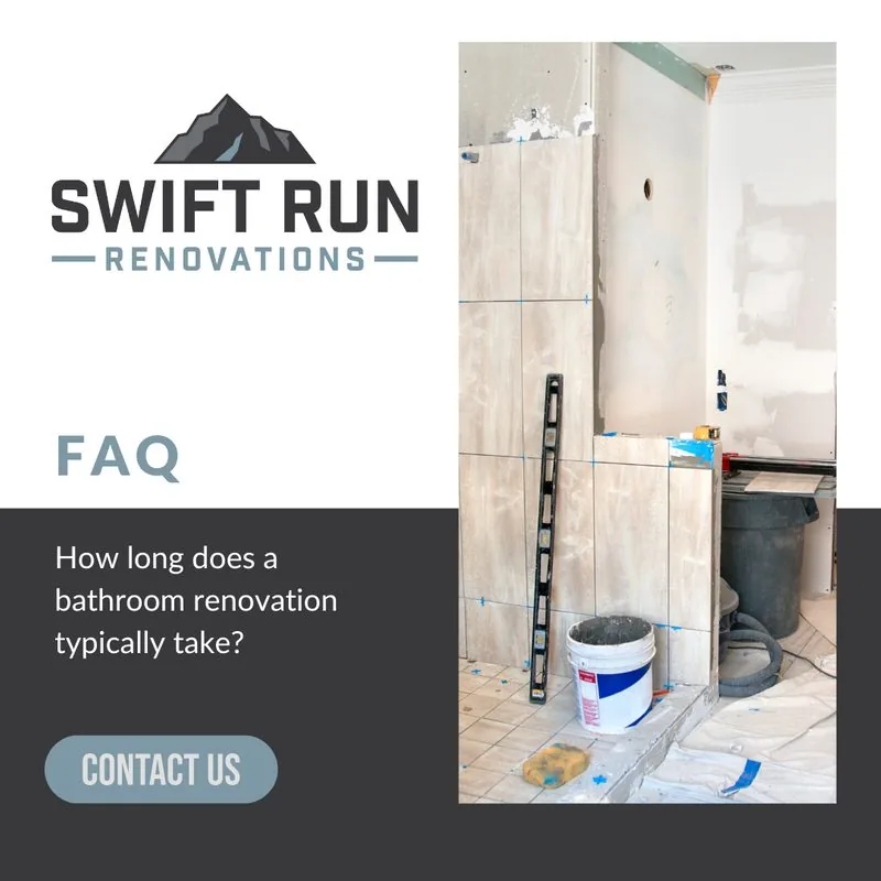 FAQs about bathroom renovations in Richmond, VA. Swift Run Renovations