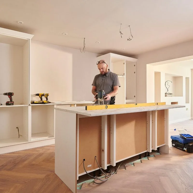 Working through problem areas. Swift Run Renovations, Richmond, VA