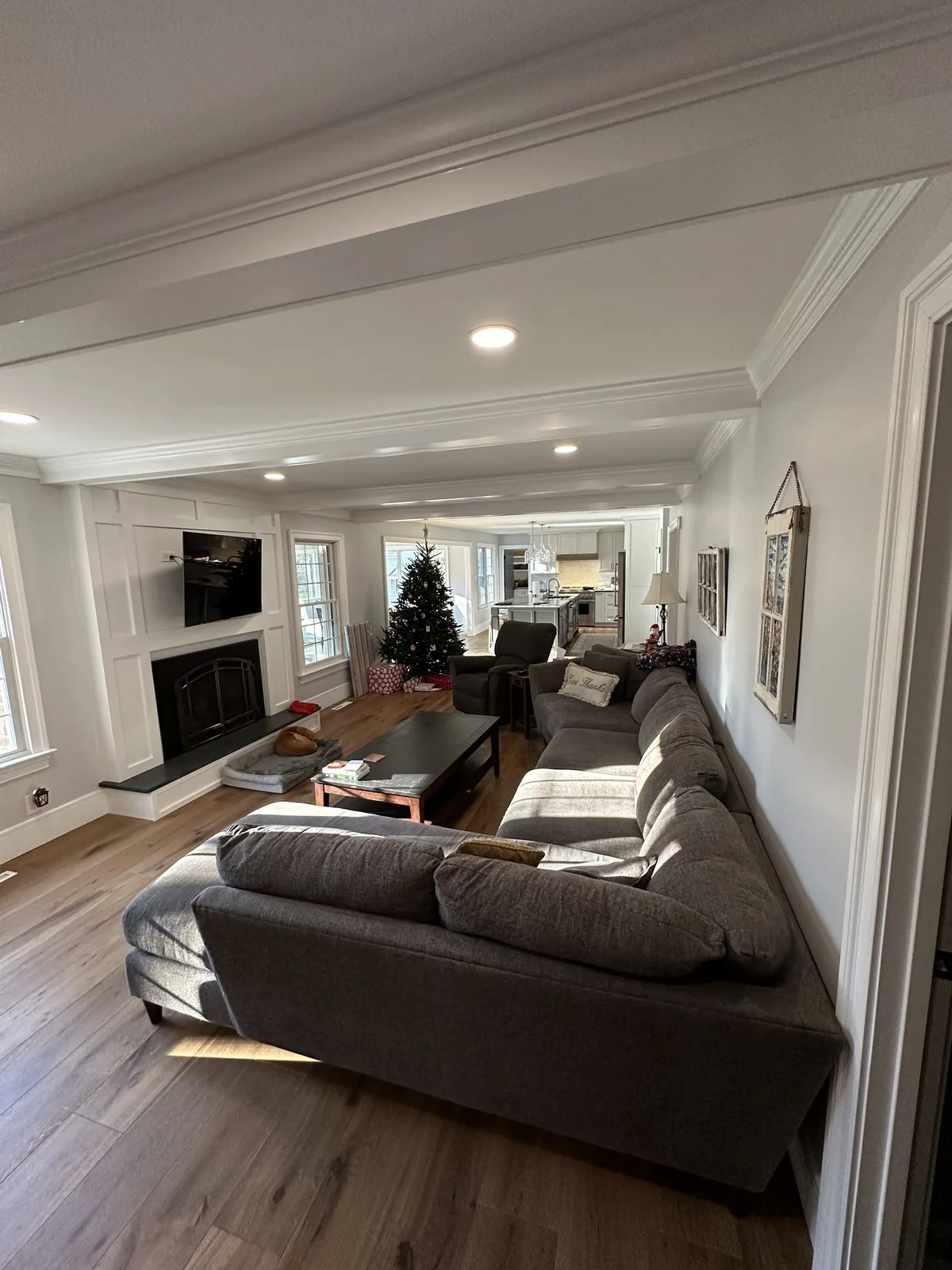 Whole home remodel with open living, dining, and kitchen space. Grangewood, Richmond, VA