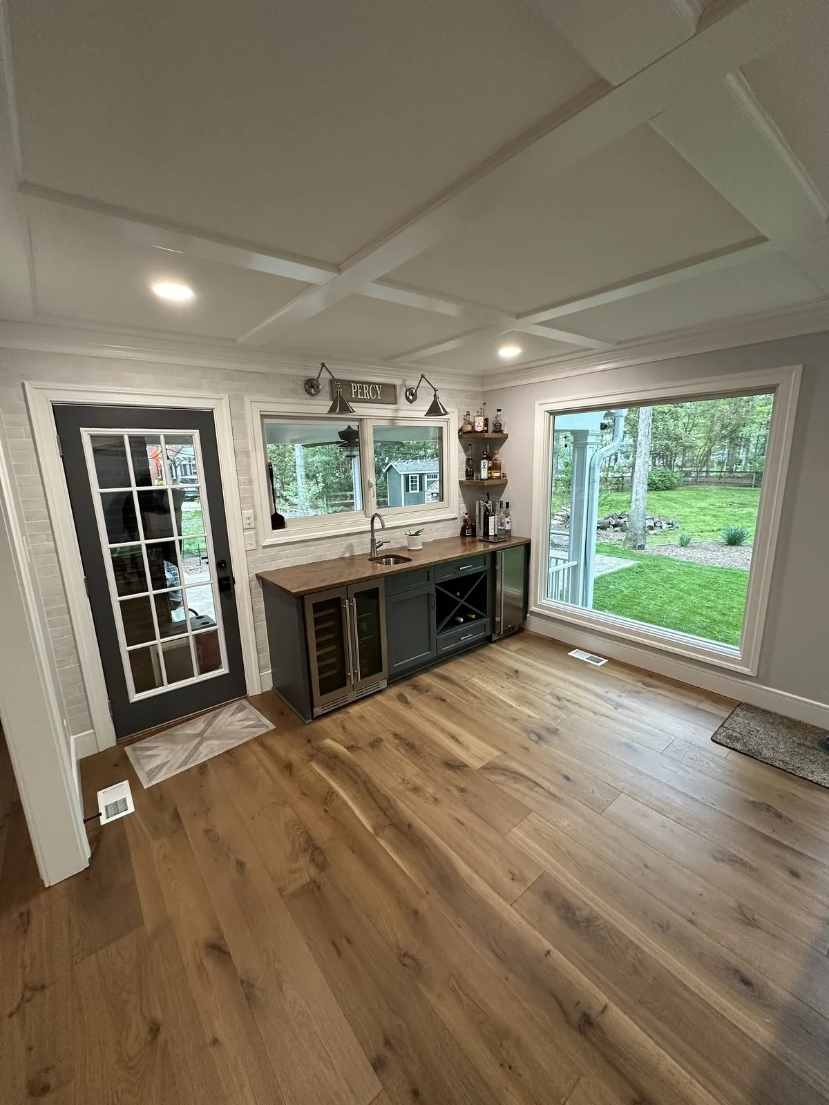 Remodeled first floor with new kitchen and open layout. Grangewood, Richmond, VA
